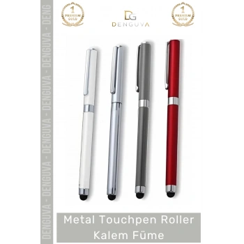 #Kalem Lüks Metal Ofis Hediyesi Dokunmatik Fonksiyonlu Şık Prestijli Touchpen Roller Kalem Füme