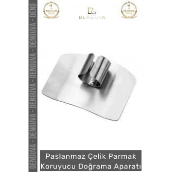#ParmakKoruyucu Şef Paslanmaz Çelik Kesim Emniyetli Pratik Parmak Koruyucu Doğrama Güvenlik Aparatı