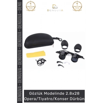 #Dürbün Profesyonel Gözlük Tipi Hands Free Eller Serbest Optik Lens Opera Tiyatro Konser Dürbün