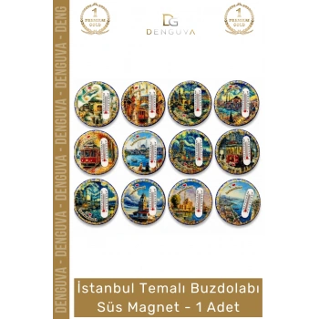 #Magnet İstanbul Tarihi Silüet Dekoratif Turistik Hediyelik Şehir Temalı Buzdolabı Süsü Magnet