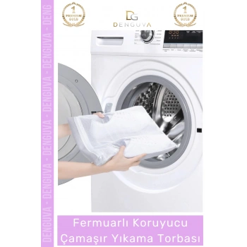 Özel Üretim Premium Koruyucu Fermuarlı Leke Çıkartıcı Ayakkabı Çamaşır Yıkama Torbası Filesi - 2 Adet