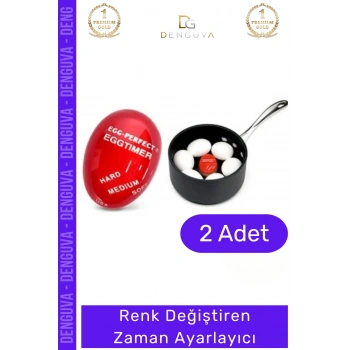 #PişirmeZamanlayıcı Renk ğiştiren Isıya Duyarlı Pratik Rafadan Kayısı Yumurta Pişirme Zamanlayıcı - 2 Adet