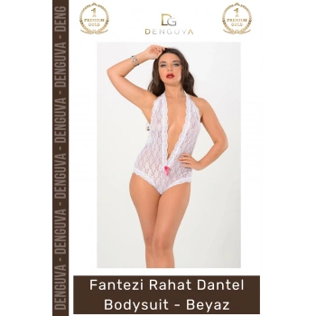 #Bodysuit Fantezi Tasarım Kaliteli Yumuşak Dantel Gecelik Takım Kadın Şık Rahat Dantel Bodysuit