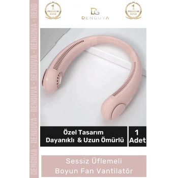 #BoyunFanı Taşınabilir Sessiz Şarjlı USB Mini Güçlü Giyilebilir Soğutucu Üflemeli Boyun Vantilatör