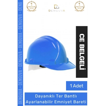#Baret Essafe CE Belgeli Ekonomik Havalandırmalı Ayarlı Mühendis Güvenliği Mavi Emniyet Bareti