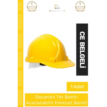 #Baret Essafe CE Belgeli Havalandırmalı Ekonomik Profesyonel İş Güvenliği Sarı Emniyet Bareti