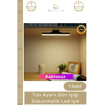 #LedIşık Ton Ayarlı Şarjlı Manyetik Taşınabilir Mutfak Dolap İçi Gün Işığı Dokunmatik Led Işık