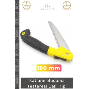 #Testere Çelik Keskin Pratik Portatif Güçlü Bahçe 180 MM Katlanır Budama Testeresi Çakı Tipi
