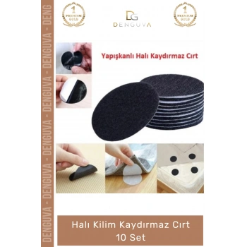 #HalıSabitleyici Yıkanabilir Yapışkanlı Kaymaz Köşe Tutucu Paspas Sabit Halı Kilim Kaydırmaz Cırt 10 Set