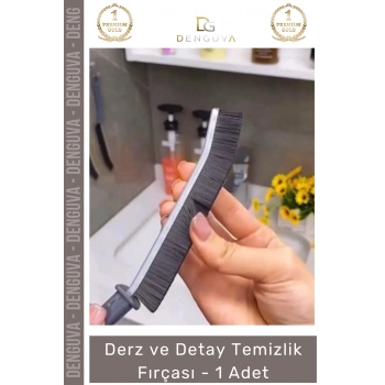 #Fırça Profesyonel Ergonomik Dar Alan Fayans Banyo Mutfak Sağlam Derz Detay Temizlik Fırçası - 1 Adet