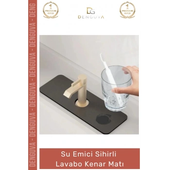#LavaboMatı Diatom Çamur Mutfak Banyo Su Emici Kaymaz Leke Tutmaz Suni Deri Hijyenik Sihirli Lavabo Matı