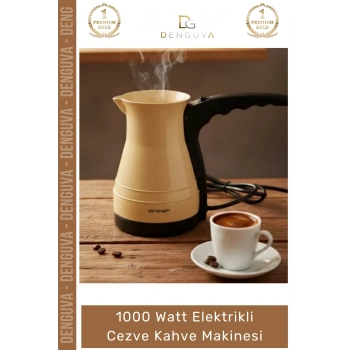 #KahveMakinesi Türk Kahvesi Hızlı Pratik Isıtıcı Ofis Mutfak Elektrikli Cezve Kahve Makinesi 1000 Watt - 1 Adet