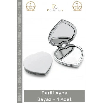 #Ayna Modern Dekoratif Cep Boy Salon Antre Ofis Tasarım Lüks Suni Çerçeve Derili Ayna Beyaz - 1 Adet