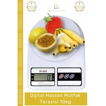 #MutfakTartısı Hassas Dijital Elektronik LCD Ekranlı Dara Fonksiyonlu Profesyonel Mutfak Terazisi 10Kg