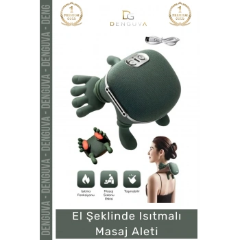 #MasajAleti Ergonomik Profesyonel Terapi Termal Isı Etkili Rahatlama El Şeklinde Isıtmalı Masaj Aleti