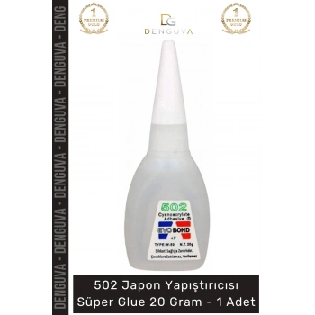 #JaponYapıştırıcısı Hızlı Güçlü Profesyonel Evobond Anında Etkili 502 Japon Yapıştırıcısı Süper Glue 20 Gram - 1 Adet