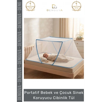 #Cibinlik Bebek Çocuk Portatif Cibinlik Sineklik Koruyucu Pratik Katlanabilir Beşik Yatak Tülü