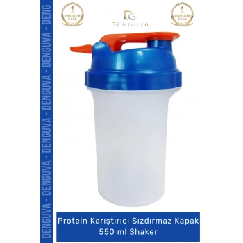 #Shaker Sporcu Protein Tozu Amino Asit Karıştırıcı BPA Sağlıklı Sızdırmaz Kapak Şık 550ml Shaker