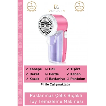 #TüyTemizleme Lüks Tiftik Kazak Giysi Yünü Alıcı Paslanmaz Çelik Bıçaklı Plli Tüy Temizleme Makinesi