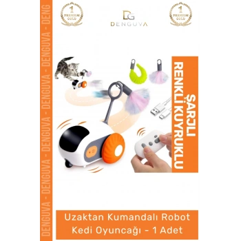 #KediOyuncağı Şarjlı Hareketli İnteraktif Eğlenceli Kedi Oyun Uzaktan Kumandalı Robot Kedi Oyuncağı