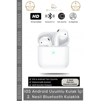 #Kulaklık RGB Işıklı Bluetooth 5.2 Oyuncu Gürültü Engelleyici LED Ekran 2. Nesil Kablosuz Kulaklık