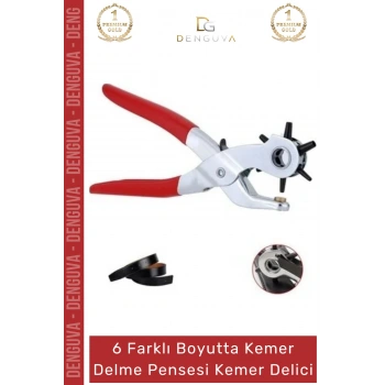 #KemerDelici Deri Ayakkabı Saat Kordonu Hobi Profesyonel Hassas Döner Delme Pensesi Kemer Delici