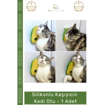 #KediKaşıyacağı Yumuşak Tüy Toplama Duvar Köşe Masaj Aparatı Pratik Etkili Silikon Kaşıyıcılı Kedi Otu