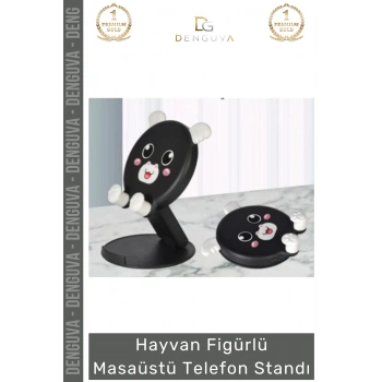 #TelefonStandı Sevimli Hayvan Tasarım Ergonomik Katlanabilir Tablet Figürlü Masaüstü Telefon Standı