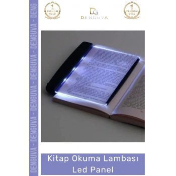#OkumaLambası Şeffaf Pleksiglas Göz Dostu Taşınabilir Pilli Kitap Aydınlatma Aparatı Okuma Lambası Led