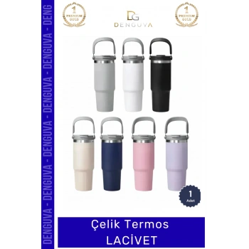 #Termos Paslanmaz Vakumlu Sızdırmaz Mat Isı Yalıtımlı Dayanıklı Şık Ergonomik Çelik Termos