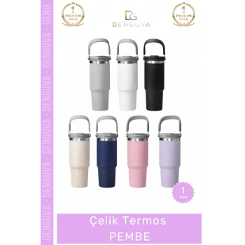 #Termos Paslanmaz Vakumlu Sızdırmaz Mat Isı Yalıtımlı Dayanıklı Şık Ergonomik Çelik Termos