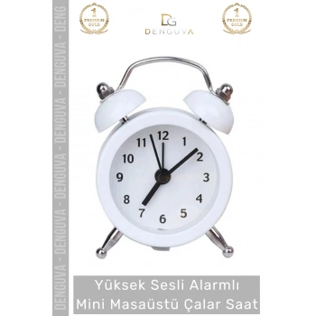 #ÇalarSaat Sessiz Akar Saniye Masaüstü Komodin Ofis Mutfak Salon Hediye Analog Dekoratif Çalar Saat