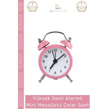 #ÇalarSaat Sessiz Akar Saniye Masaüstü Komodin Ofis Mutfak Salon Hediye Analog Dekoratif Çalar Saat