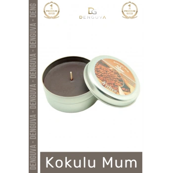 #Mum Dekoratif Hediyelik Şık Modern Tasarım Metal Kutu Kokulu Mum Oda Kokusu 120G Teneke Kutu
