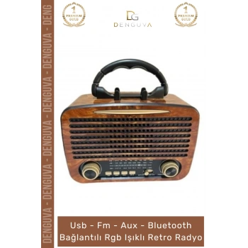 #Radyo Everton RT552 Bluetooth Nostalji Retro USB Güçlü Şarjlı Radyo Mp3 Player Müzik Kutusu