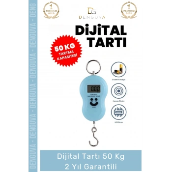 #BagajTartısı Elektronik Dijital El Kantarı Hassas Terazi Portatif Seyahat Tipi Askılı Bagaj Tartısı Max 50 Kg