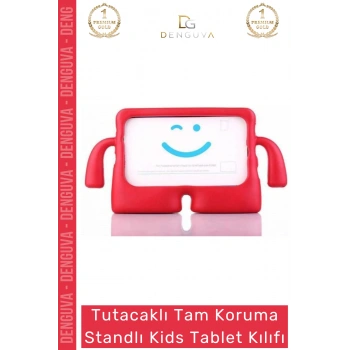 #TabletTutucu Apple iPad 7 8 9 Nesil 10 2 Inç Yumuşak Dokulu Tutacaklı Darbe Tam Koruma Standlı Kids