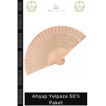 #Yelpaze Doğal Tasarım Düğün Nişan Kına Davet Hediyelik Ekonomik Kaliteli Ahşap Yelpaze 50li Paket