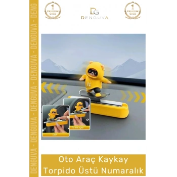 #Numaratör Hareketli Kayan Figür Kaykay Dekoratif Oto Aksesuar Numaratör Torpido Üstü Numaralık
