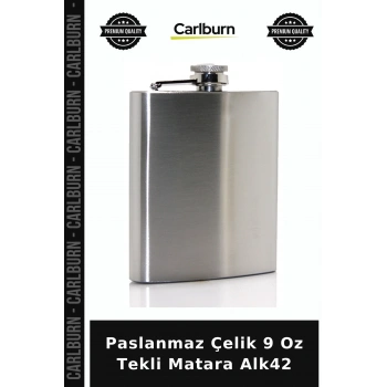 Özel Üretim alkol cep hediyelik Paslanmaz Çelik 9 Oz Tekli Matara Alk42