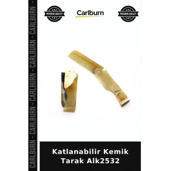 Özel Üretim Cep Erkek Katlanabilir Kemik Tarak Alk2532