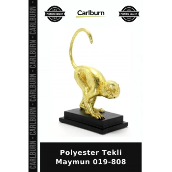 Özel Üretim Dekoratif Figür Ev Aksesuarı Salon Polyester Tekli Maymun 019-808