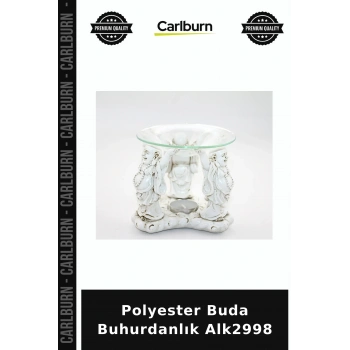 Özel Üretim Dekoratif Hediye Mum Koku Polyester Buda Buhurdanlık Alk2998