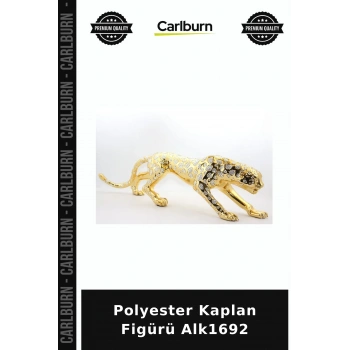 Özel Üretim Dekoratif Hediyelik Modern Ev Aksesuarı Salon Süsü Polyester Kaplan Figürü Alk1692