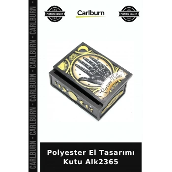 Özel Üretim Dekoratif Modern Aksesuar Ev Dekorasyonu Polyester El Tasarımı Kutu Alk2365