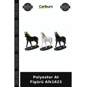 Özel Üretim Dekoratif Salon Figür Aksesuar Ev Hediyesi Polyester At Figürü Alk1623