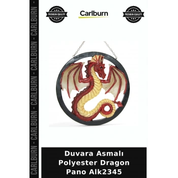 Özel Üretim Duvar Dekoru Ejderha Figürlü Salon Aksesuarı Duvara Asmalı Polyester Dragon Pano Alk2345