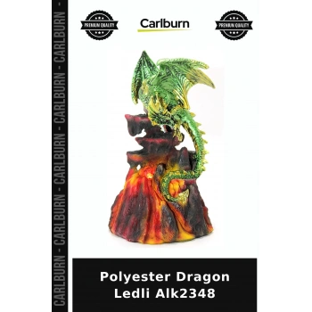 Özel Üretim Ejderha Dekoratif Figür Aydınlatma Polyester Dragon Ledli Alk2348
