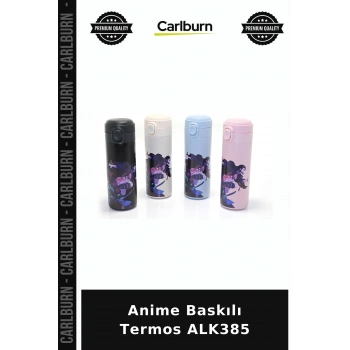 Özel Üretim Hediyelik İçecek Anime Baskılı Termos ALK385