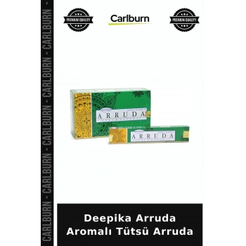 Özel Üretim Koku Meditasyon Rahatlatıcı Deepika Arruda Aromalı Tütsü Arruda